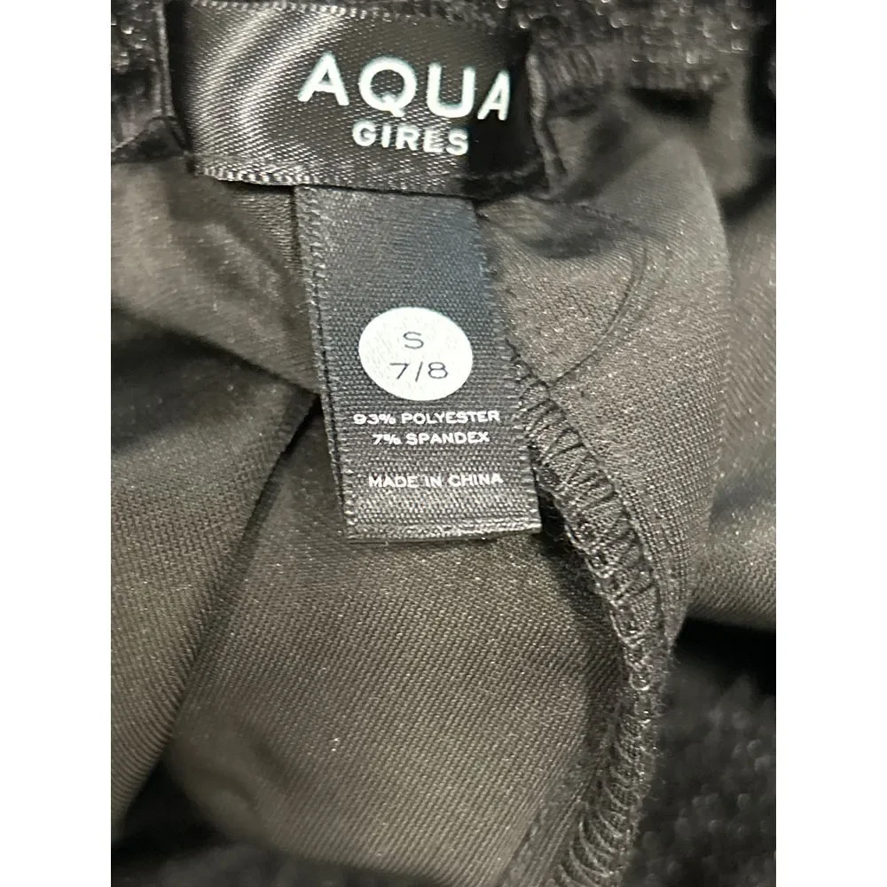 Aqua Girl Black Velvet Skirt‎ Size S 7/8